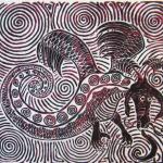 Spiral Dragon Print
